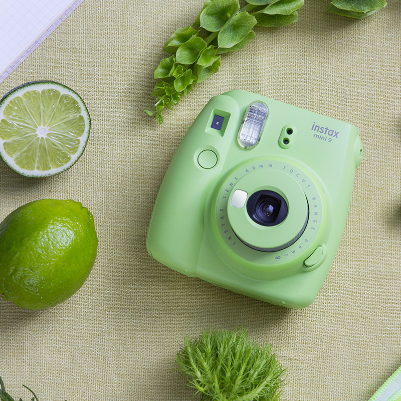 富士(FUJIFILM)INSTAX 拍立得 相机 一次成像相机 mini9 草木绿色 胶片相机 富士小尺寸相机
