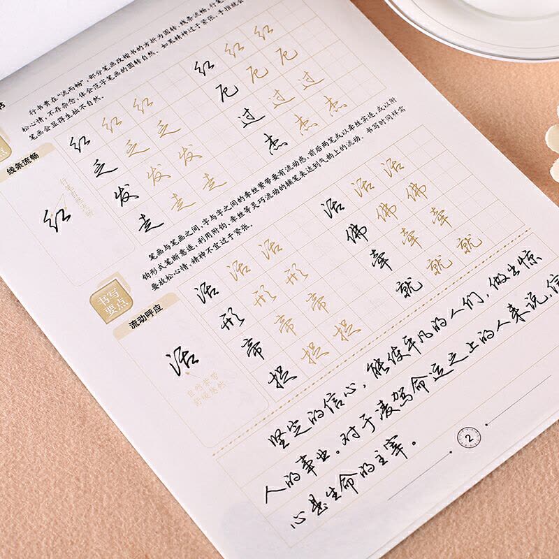 [正版]字帖:钢笔硬笔书法字帖 成人速成练字帖7天学会行书图片