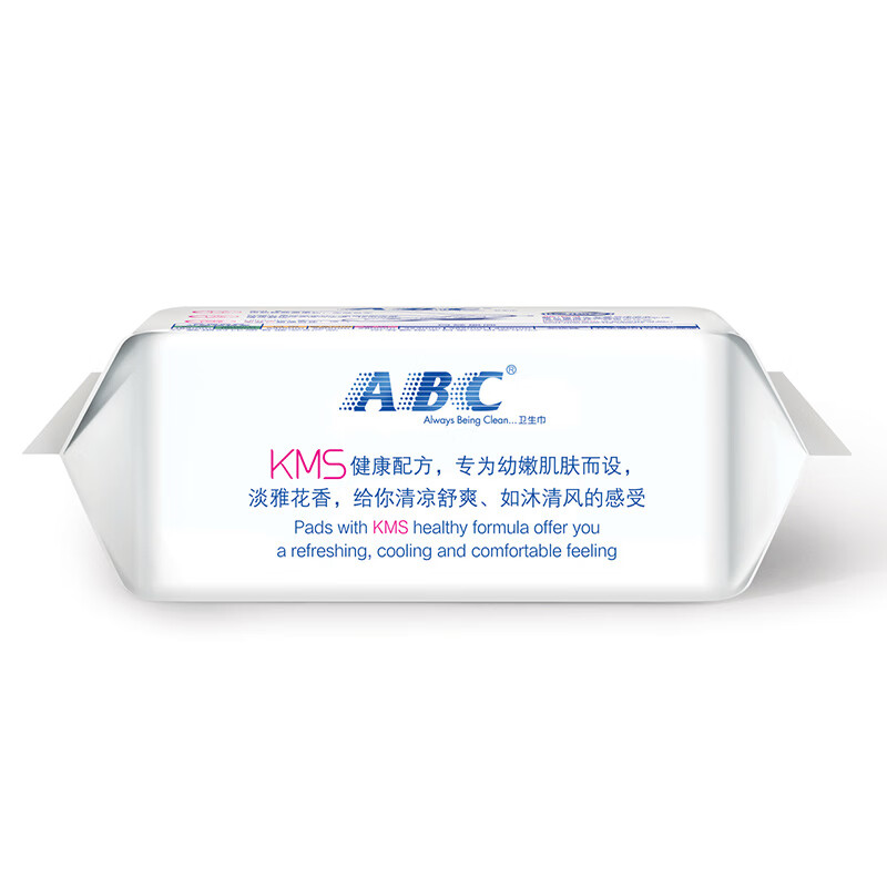 ABC KMS 迷你日用卫生巾套装 190mm*8片*3包高清大图