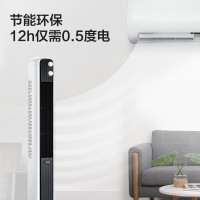 美的(Midea)电风扇家用无叶风扇轻音低噪定时遥控摇头落地扇 全国联保ZAD09MA