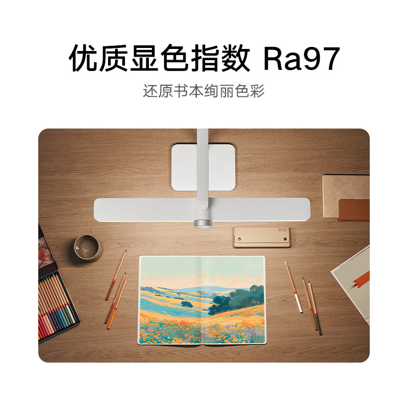 小米米家桌面学习灯Pro护眼LED台灯学生宿舍卧室写作业智能阅读台灯高清大图