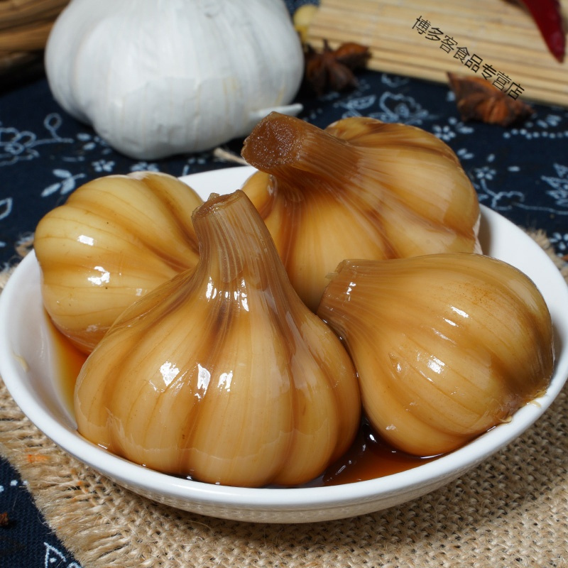 苏州酱菜老字号kg糖醋大蒜头新鲜白糖醋泡甜蒜腌制腊八蒜正宗 1kg榨菜