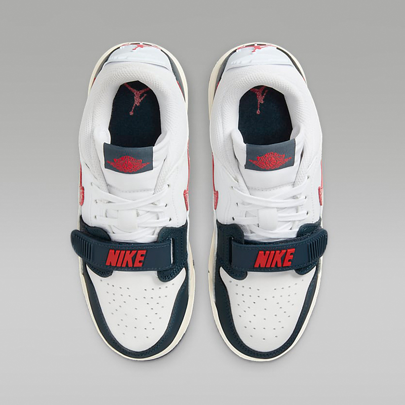 jordan耐克女鞋aj312白蓝红爆裂纹低帮复古休闲篮球鞋cd9054-146