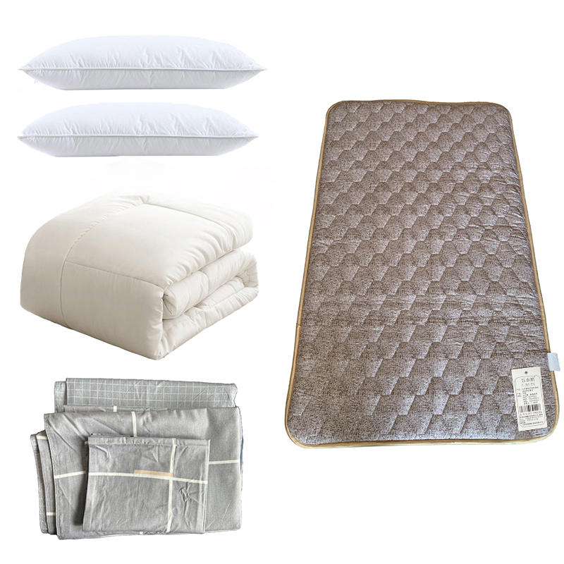 钰春鹏 YCP-BJTCPTJ 八件套枕芯被芯垫棉四款组合床品套件 四件套*1枕芯*2被芯*1垫棉*1 /1组高清大图