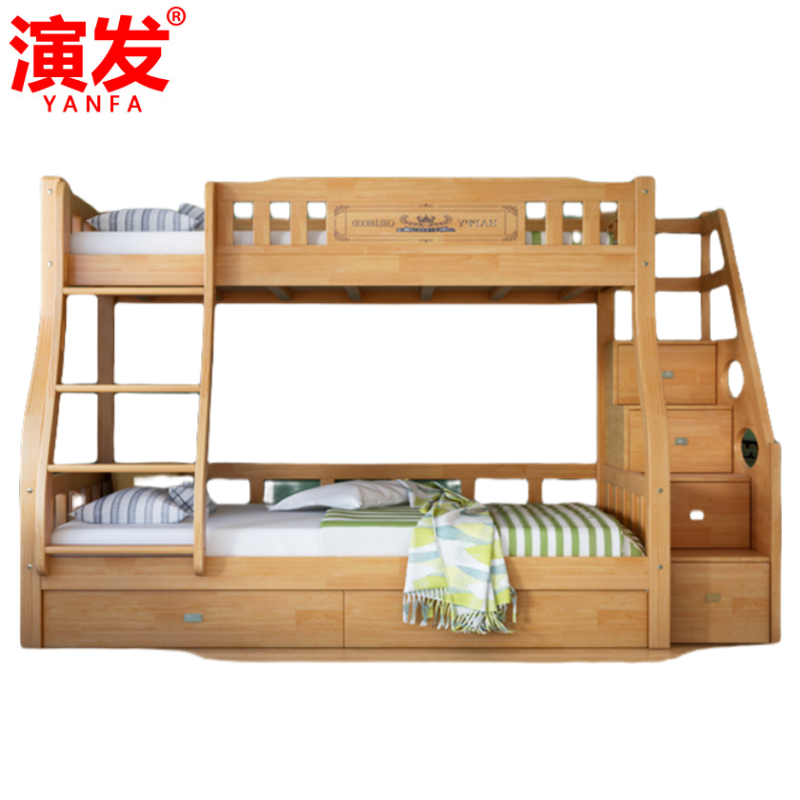 演发 双层床+底抽 1.5米 张高清大图