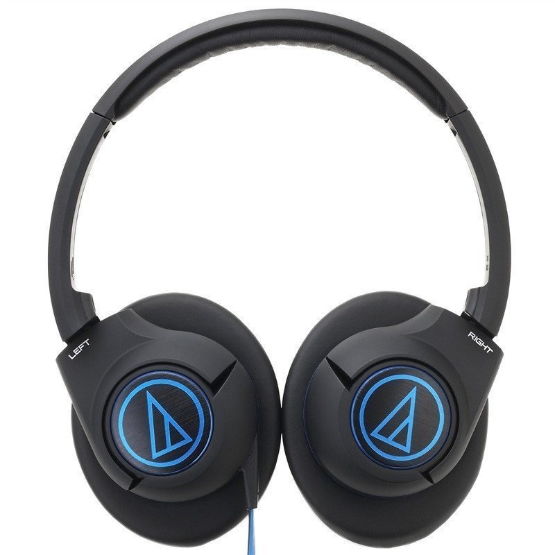 铁三角(Audio-technica) ATH-AX5iS BK 便携式头戴式手机通话耳麦耳机 黑色