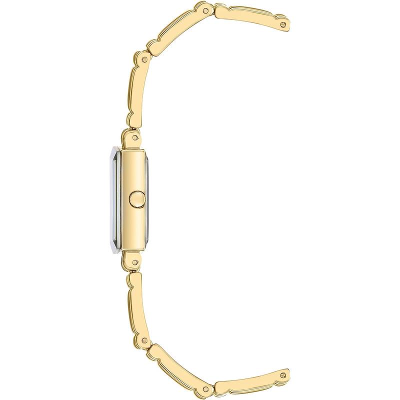 Anne Klein手表女防水石英矩形表盘金属表带矿物玻璃商务休闲高清大图