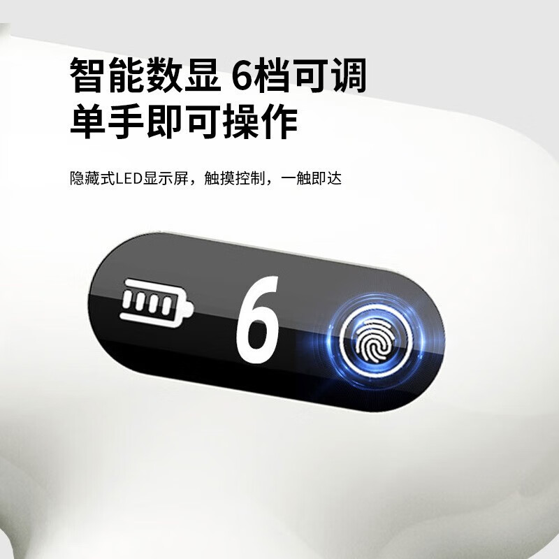 美仕达(Misida)筋膜枪按摩器迷你便携颈膜枪腰腿肩肌肉放松按摩仪套装 筋膜枪J06+头部高清大图
