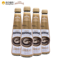 新西兰原瓶原装进口 曼雪(MUDSHAKE)伏特加预调酒 配制酒4度 经典巧克力味 200ml*4瓶装