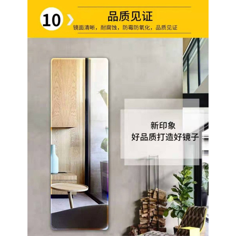 金穗慧采 简约现代穿衣镜 落地镜 试衣镜家用全身镜子 N