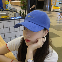 盛世尼曼邪恶先生新款韩国显脸小鸭舌帽女大脸宽檐百搭软顶棒球帽韩版潮男帽子