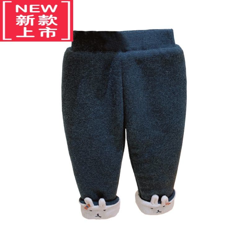 可莉允童装女童2022冬装加厚棉一件过冬打底裤女宝宝外穿保暖棉裤子保暖裤图片