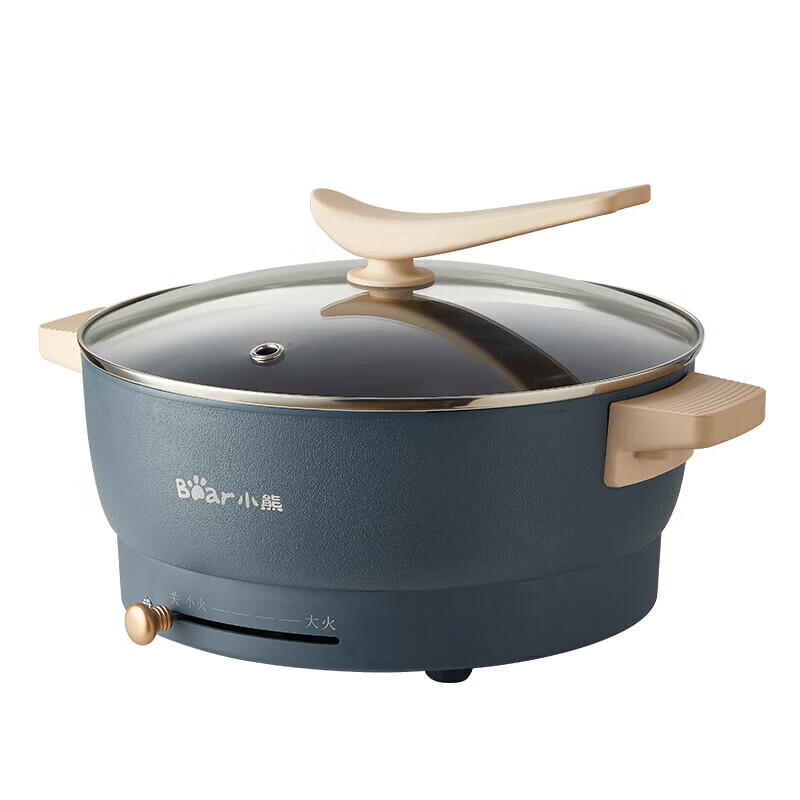 小熊(Bear)5L多功能一体家用电火锅蓝色DHG-C50K5