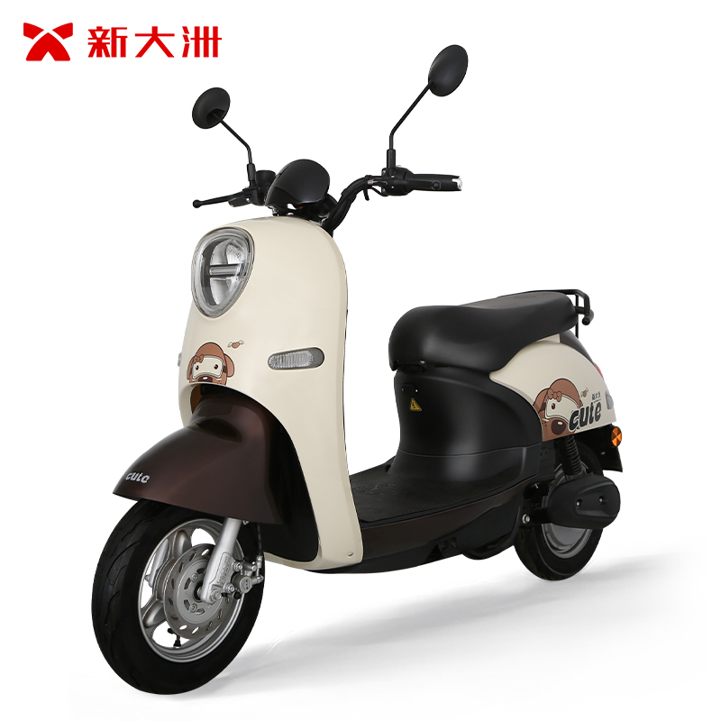 派乐/Palla电动车 GS1成人代步60V20Ah高颜值电动轻便摩托车 咖色