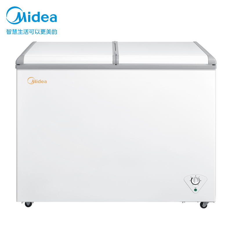[大容积囤货]美的(Midea)220升冰柜 双温冷柜 冷藏冷冻 家商两用冰柜 节能冰柜 BCD-220VM(E)