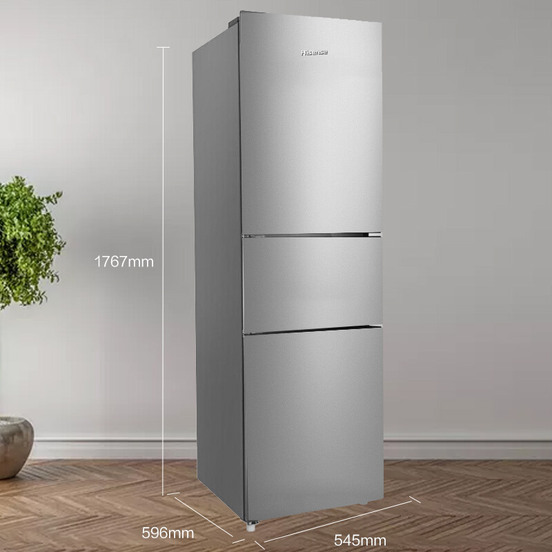 海信 (hisense) bcd-218d/q 218升 直冷 定频 二级能效 三门电冰箱