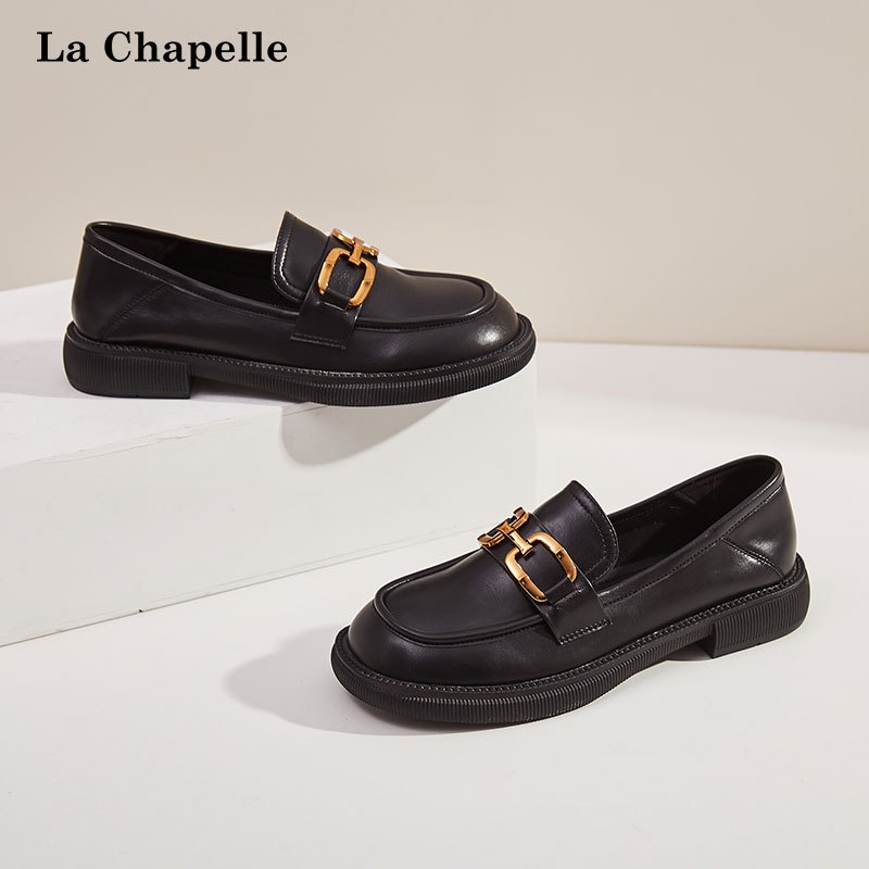 lachapelle拉夏贝尔乐福鞋经典一脚蹬皮鞋视频