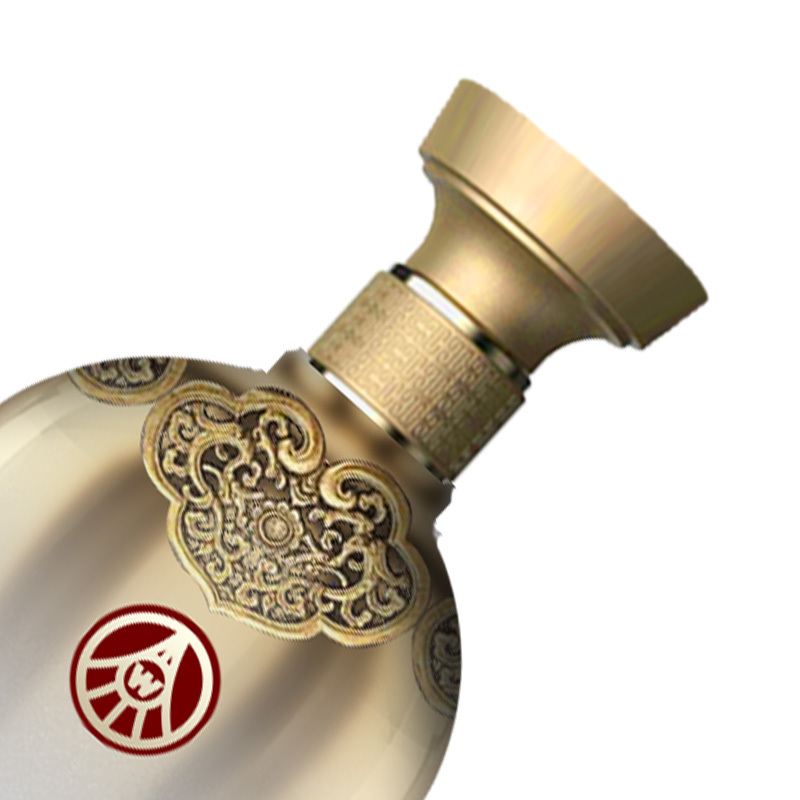 五粮液股份公司出品 金碧辉煌 鎏金版 浓香型白酒 52度500ml*2瓶 年货送礼1469