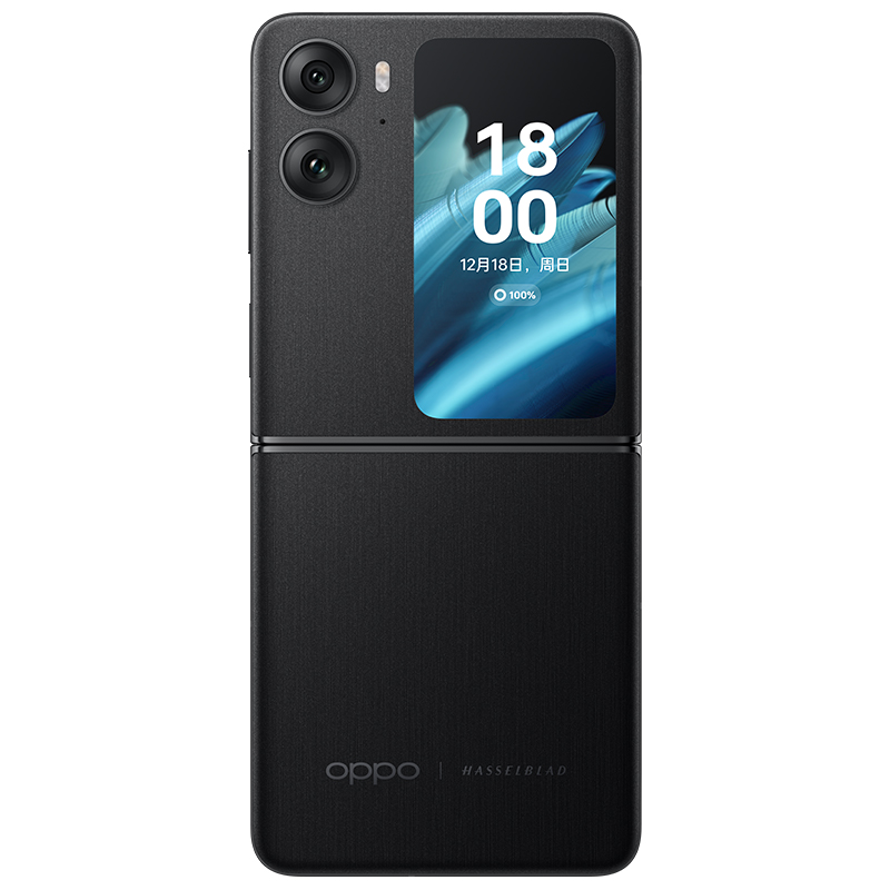 OPPO Find N2 Flip 雅黑 8GB+256GB 120Hz镜面折叠屏 口袋折叠设计 5000万像素超清外屏自拍 拍照游戏商务全网通5G折叠手机高清大图