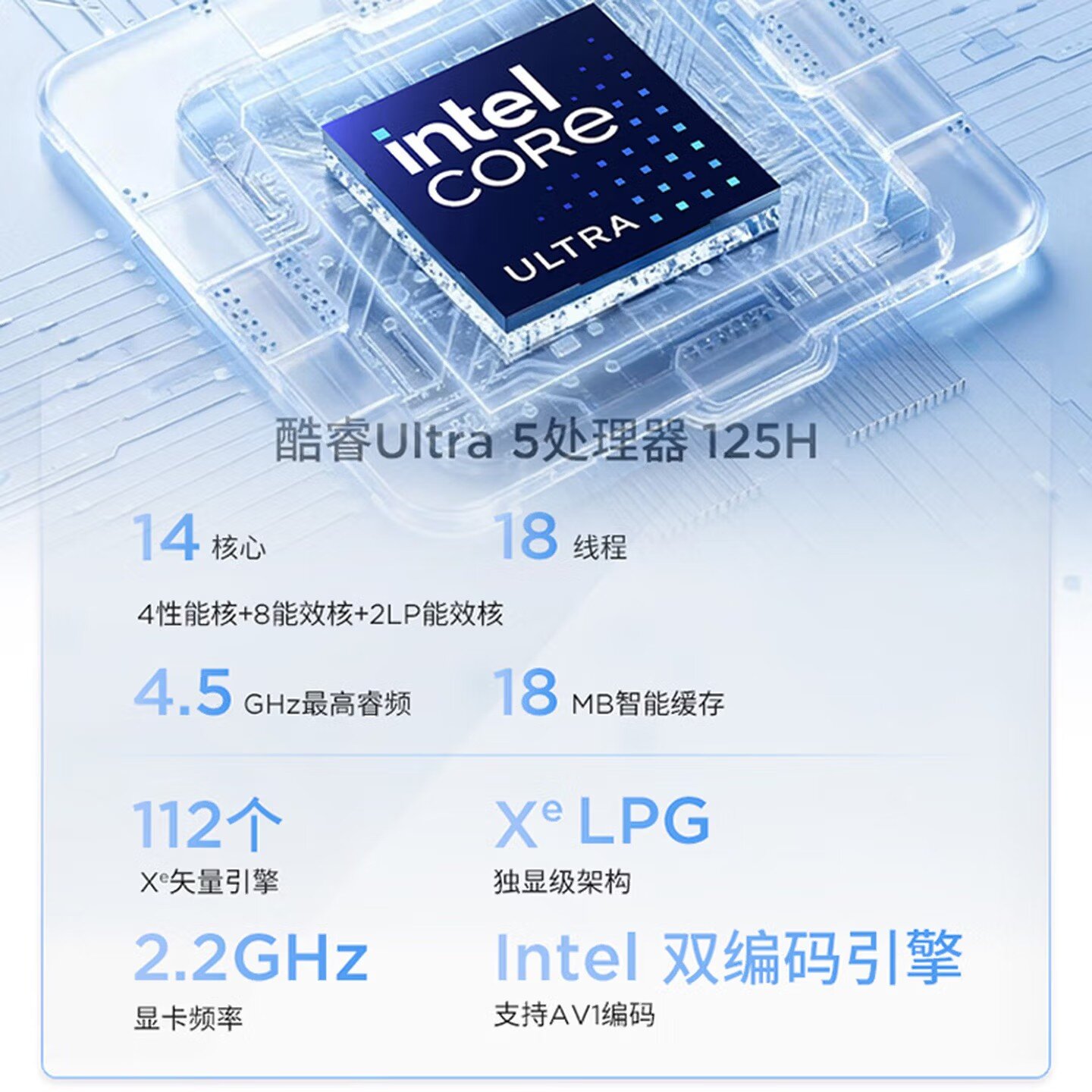 联想(Lenovo)来酷N175L Air16 16英寸轻薄笔记本电脑(Ultra5-125H 32G 1T 2.5K 120Hz)商务办公学习娱乐 背光键盘高清大图