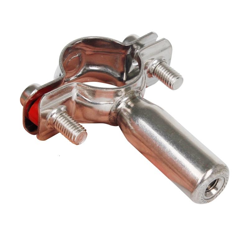 不锈钢管支架圆柱固定卡扣闪电客抱箍金属管子燃气管道水管卡子管夹