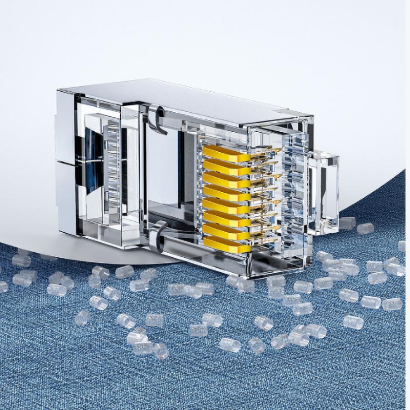 耐味可RJ45-8P8C高品质电信级屏蔽六类水晶头100颗/盒