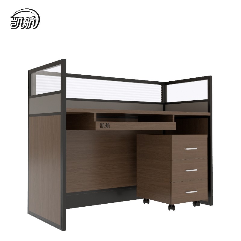 凯航屏风桌单人位KH-PFZDR个高清大图