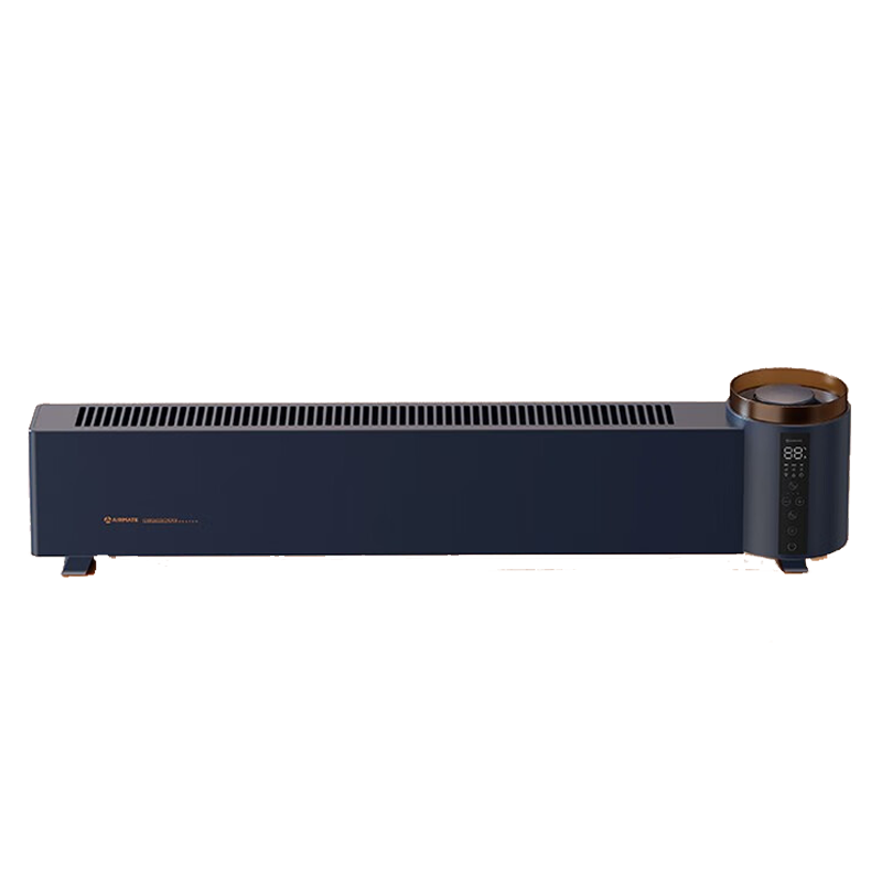 艾美特(Airmate) 踢脚线取暖器 AIR5PRO 2200W功率石墨烯居浴两用电暖器 遥控暖炉仿真火焰加湿款高清大图