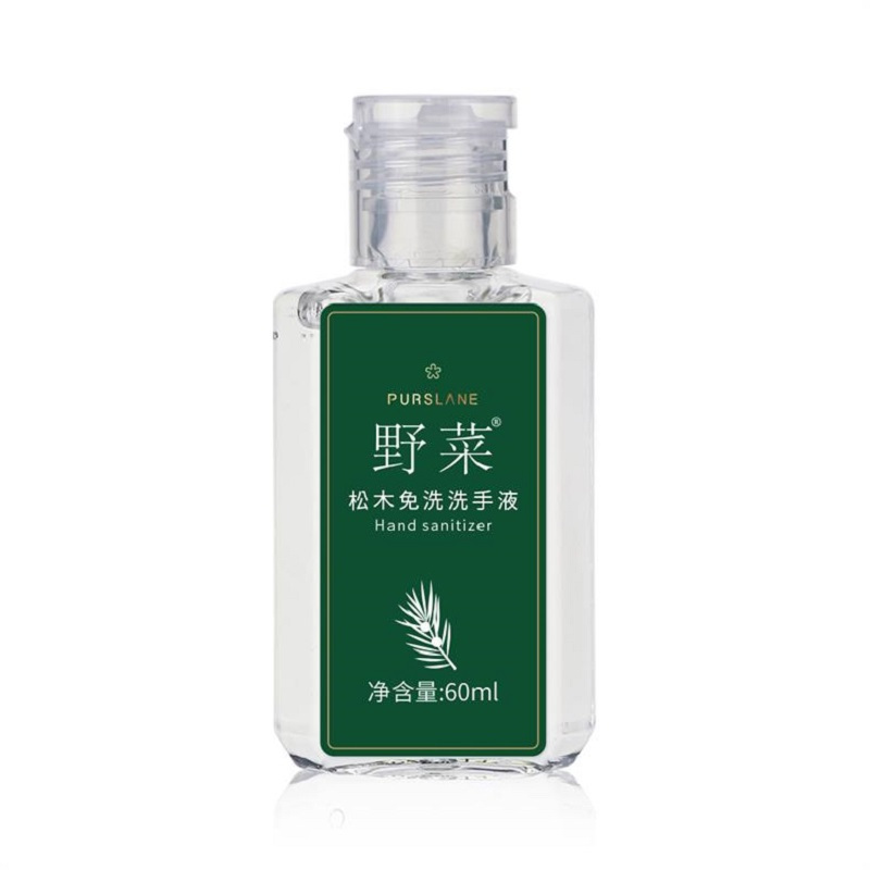 野菜松木免洗洗手液消毒抑菌杀菌内含医药酒精乙醇便携式免水洗60ml