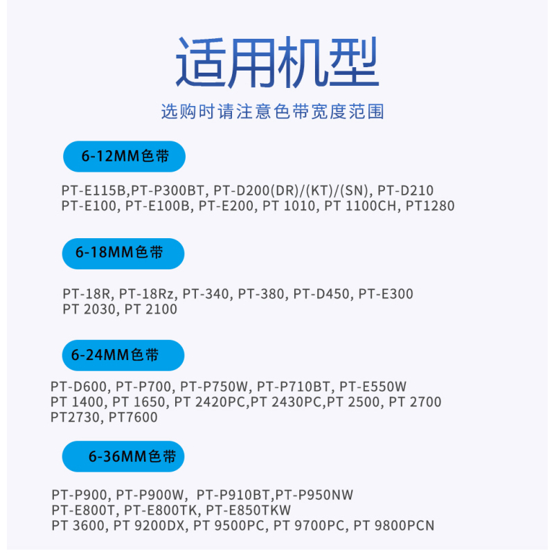 丽硕 标签色带 蓝底黑字 18mm