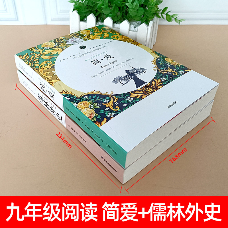 简爱+儒林+我是猫+格列佛+契诃夫[全套5册考点] [正版]简爱和儒林外史全套2册 九年级下册必读 原著书籍 人教版