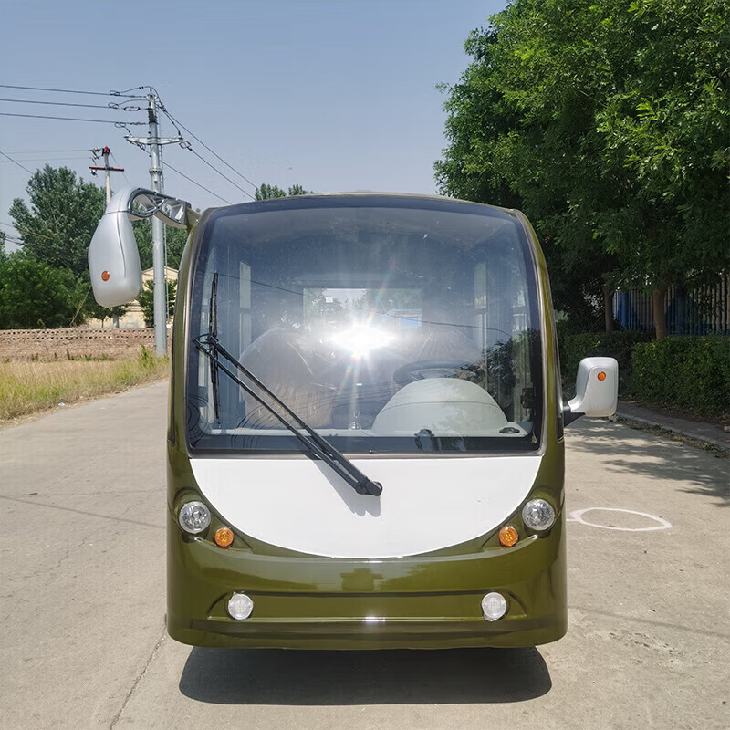 汉晨 新能源环保电动双排货斗车带门电动双排货斗车 4-5人座带门顶配高清大图