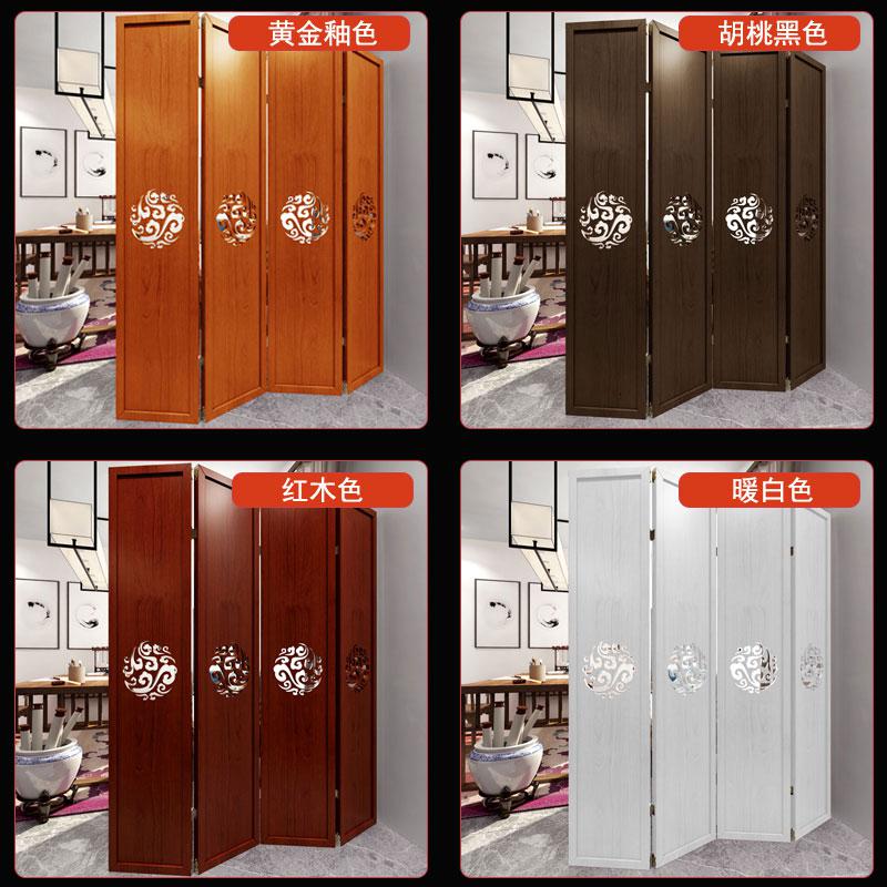 BONJEAN现代欧式木质多层屏风隔断玄关客厅座屏办公餐厅酒店茶楼卧室折屏高清大图