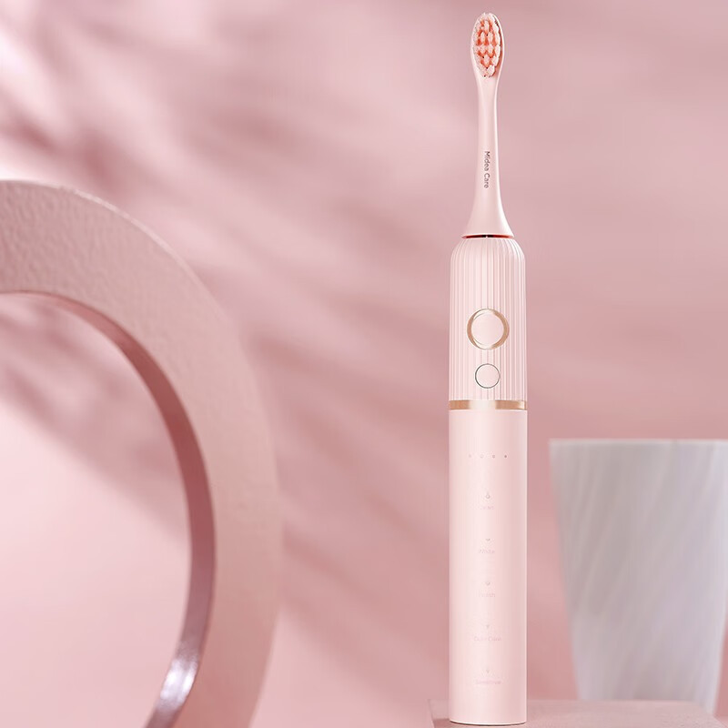 美的(Midea) 电动牙刷成人 声波震动 智能换区提醒 软毛刷头MC-AJ0501高清大图