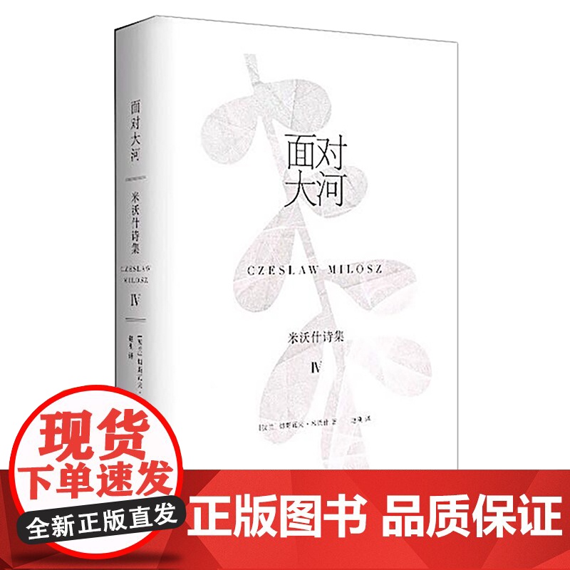 面对大河 米沃什诗集Ⅳ 切斯瓦夫米沃什著 赵刚译 陆智昌设计 上海译文出版社高清大图