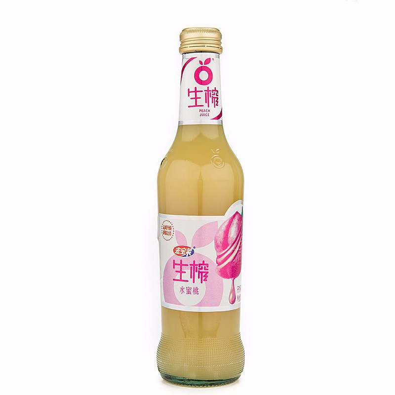 宏宝莱 生榨果汁(水蜜桃) 300ml*12玻璃瓶装