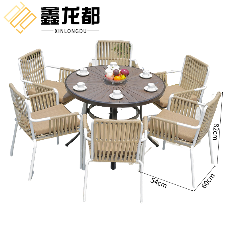 鑫龙都 户外桌椅 户外桌椅1米套