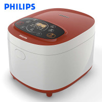 飞利浦（PHILIPS）电饭煲 HD4532 家用多功能智能4L 大容量电饭锅 智能微电脑控制 花蕊红