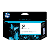 惠普(HP)72号原装墨盒适用绘图仪T790 T795 T1300 T2300系列打印机墨盒 72墨盒亮光黑PK(3WX07A替代C9370A)