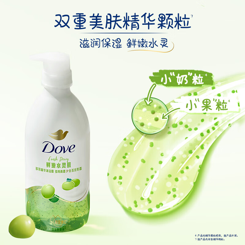 多芬(Dove)果奶沐浴露氨基酸滋润保湿多肉青提620g留香沐浴乳高清大图