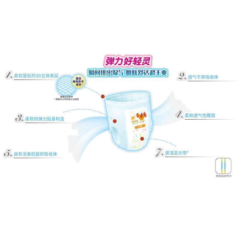 大王 GOO.N 加大号拉拉裤 尿不湿 XL38片 女高清大图