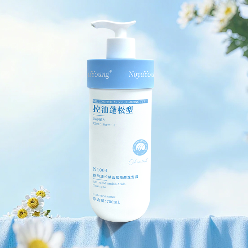 novayoung N1004控油蓬松赋活氨基酸洗发露700ml 洗发露(计价单位:瓶)蓝白色高清大图