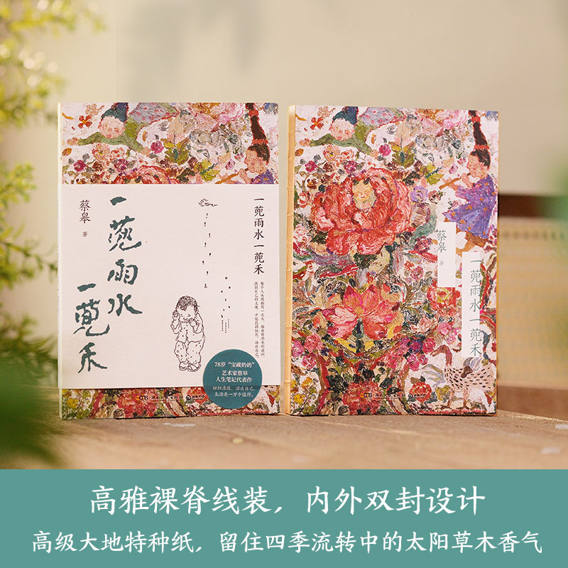 [正版]印签版+手账本一蔸雨水一蔸禾 78岁宝藏奶奶艺术家蔡皋澄澈人生笔记代表作 以艺术的眼光审视生活 书籍高清大图