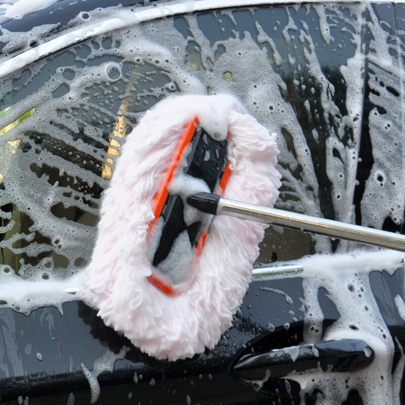 涤弹棉洗车刷子伸缩软毛长杆洗车拖把汽车掸子清洁用品刷车工具