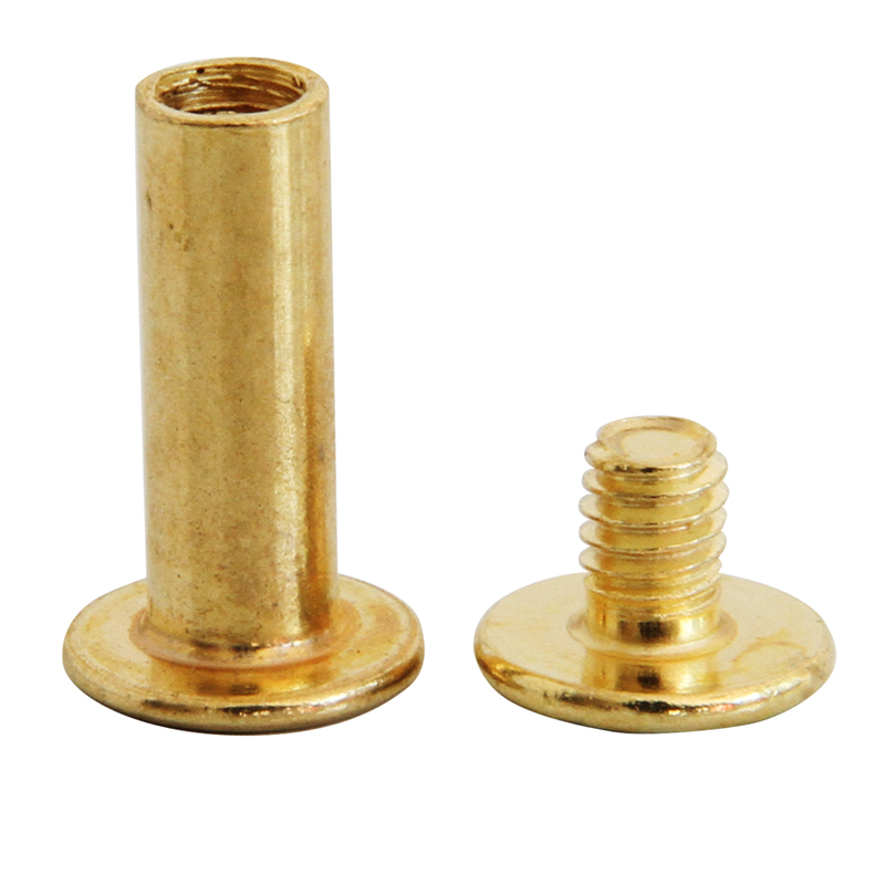 得力(deli)3462铜钉 16k财务账册封面账本钉子 5*13mm 20只每包