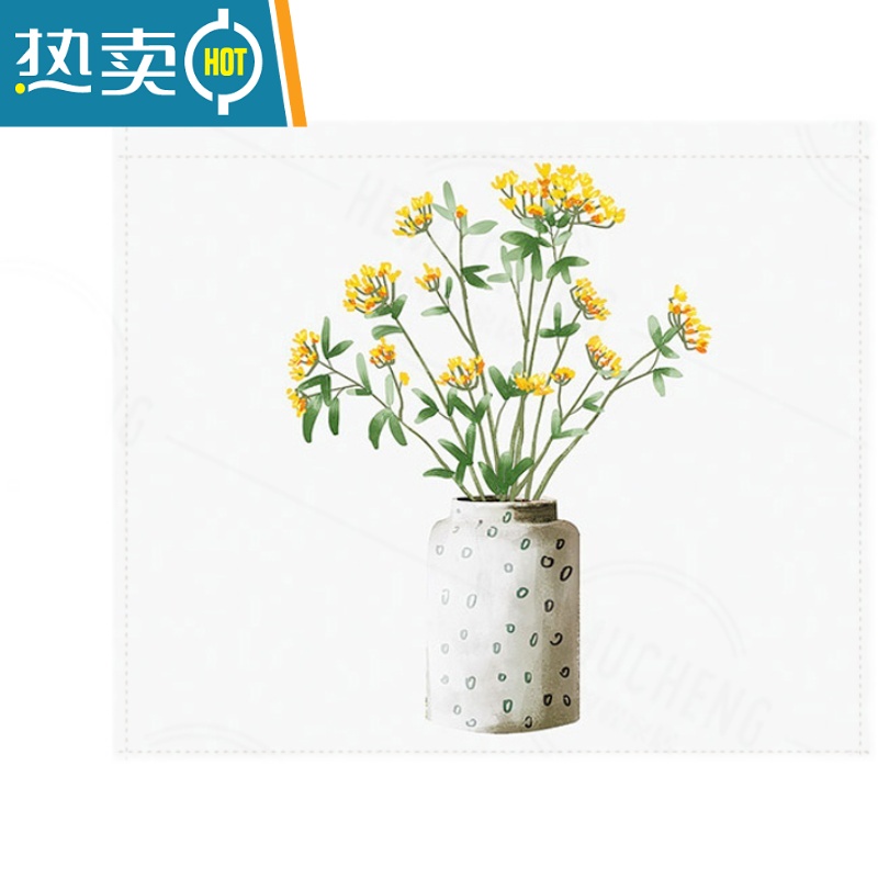 敬平北欧小清新电表箱装饰画电源开关花卉无框皮革隐形画墙壁电闸挂画装饰画高清大图