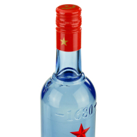 [保证正品]红星蓝瓶二锅头白酒 53度绵柔8陈酿 高级清香型 500ml*12瓶 整箱装
