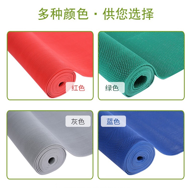 易企采 1.6米宽*15米长 PVC塑料镂空防滑地垫车间地板脚垫 单位:卷高清大图