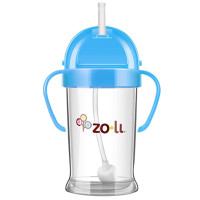 Zoli BF12PPP091 婴儿防漏学饮杯 宝宝吸管水杯 粉色 270ml 美国