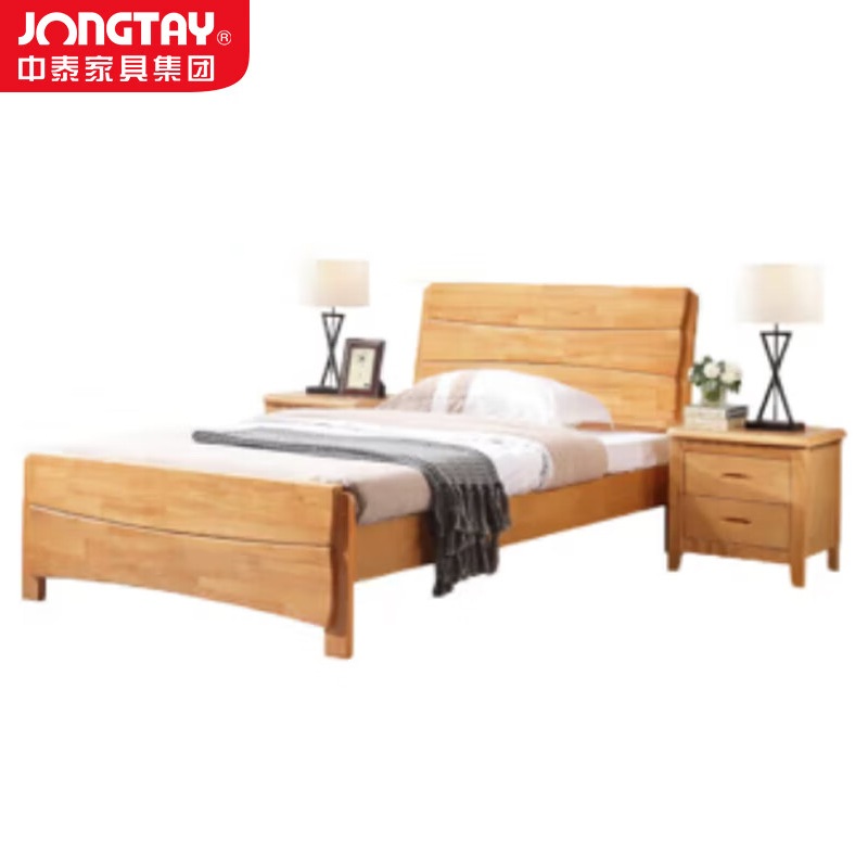 中泰(jongtay)1.8米实木床简约宿舍单双人床 J-CDZ70高清大图